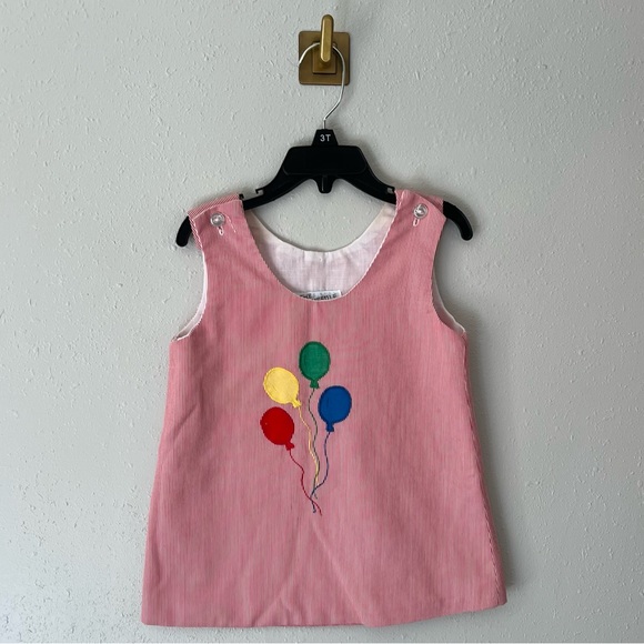 The Pine Needle Atlanta, GA Vintage Red Ballon Dress Size 3 - Picture 5 of 8